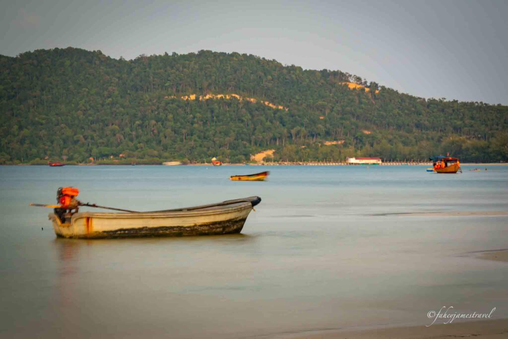 koh rong samloem pictured is the beach