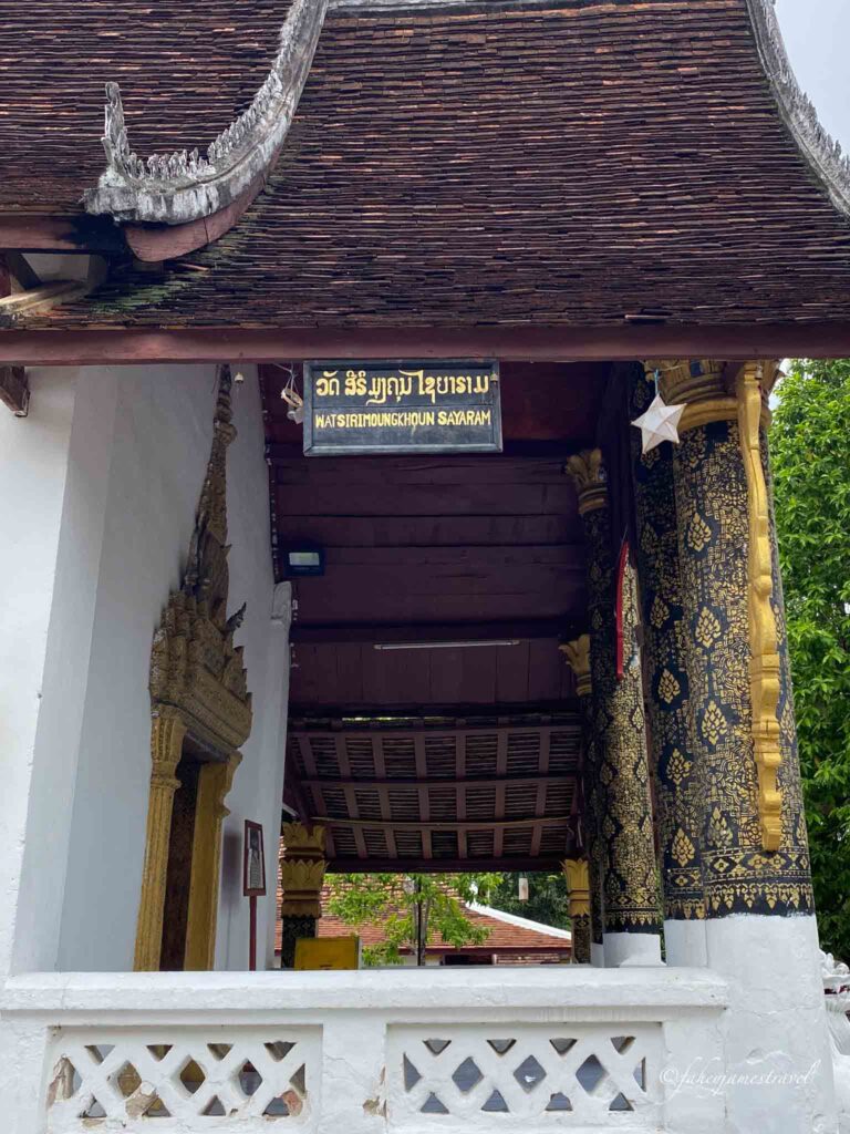 Vat Syrimoungkoun Xaiyaram is pictured from the street