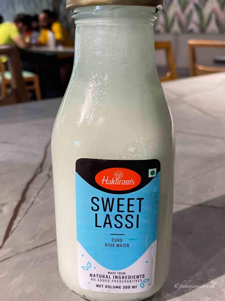 sweet lassi from haldirams