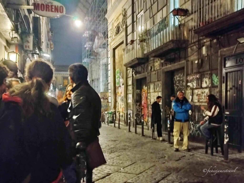 Spaccanapoli is pictured late night and i visited on my 2 day trip to naples