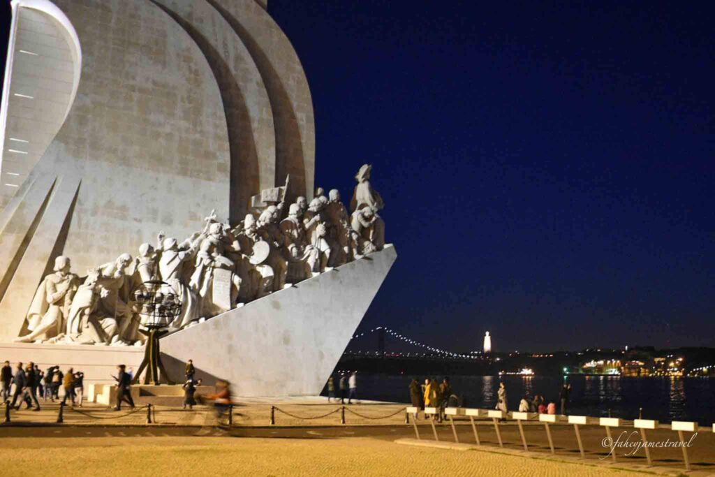 lisbon is pictured at night