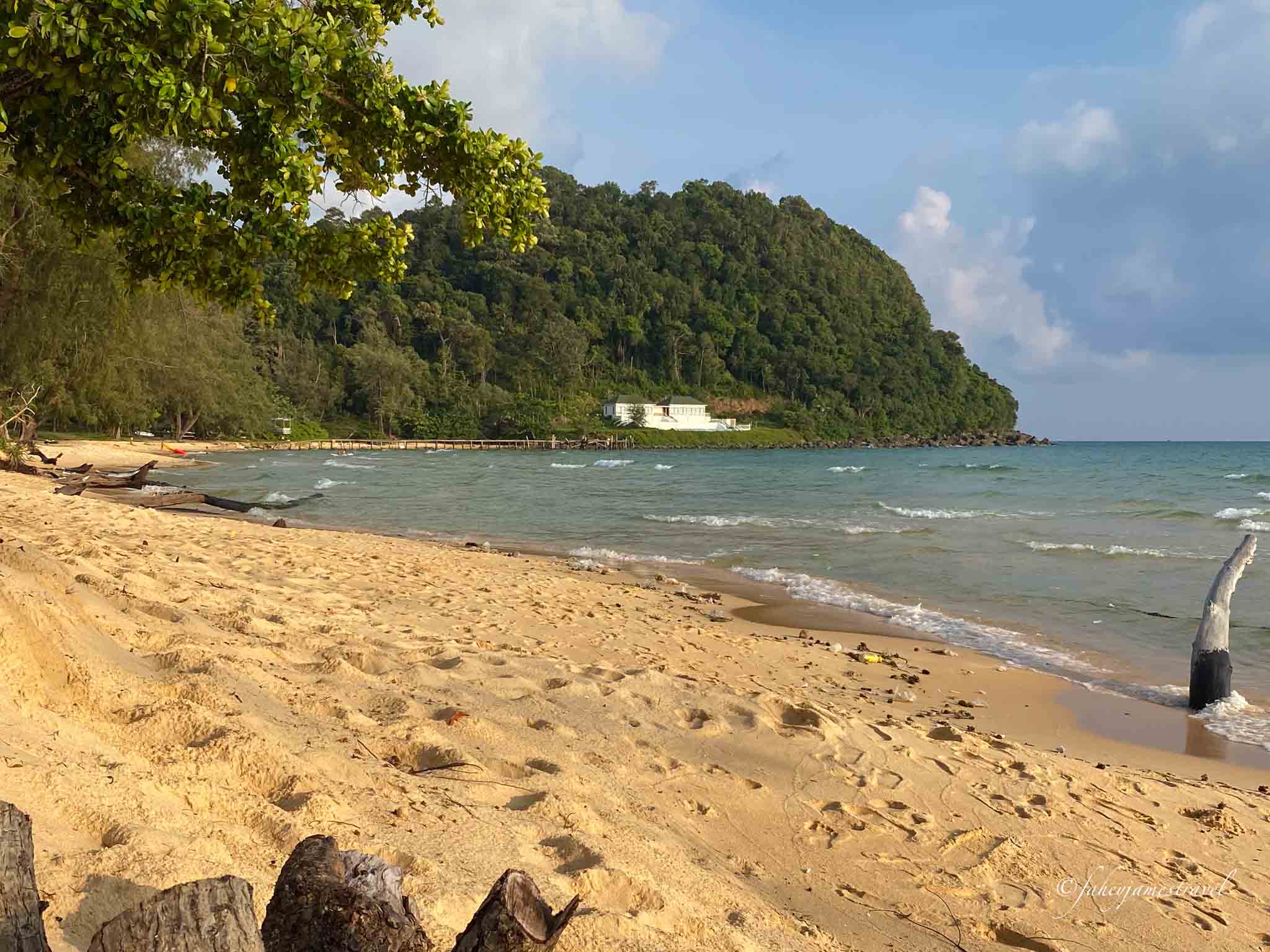 lazy beach koh rong samloem is pictured