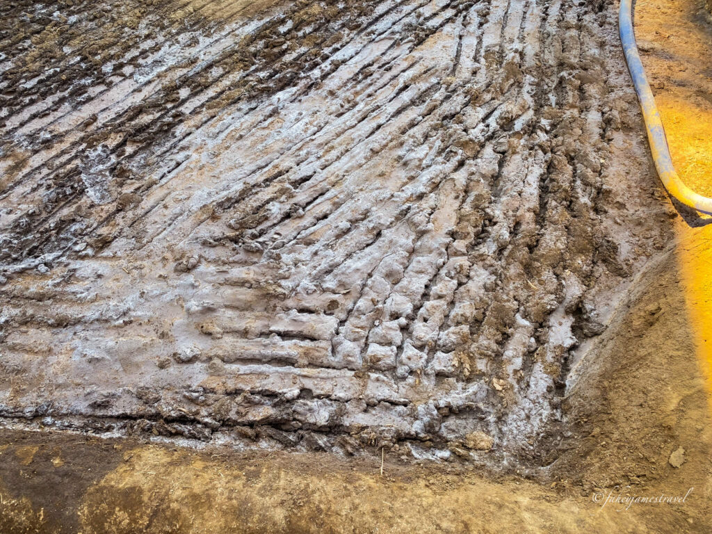 salt in the ground at amed salt centre