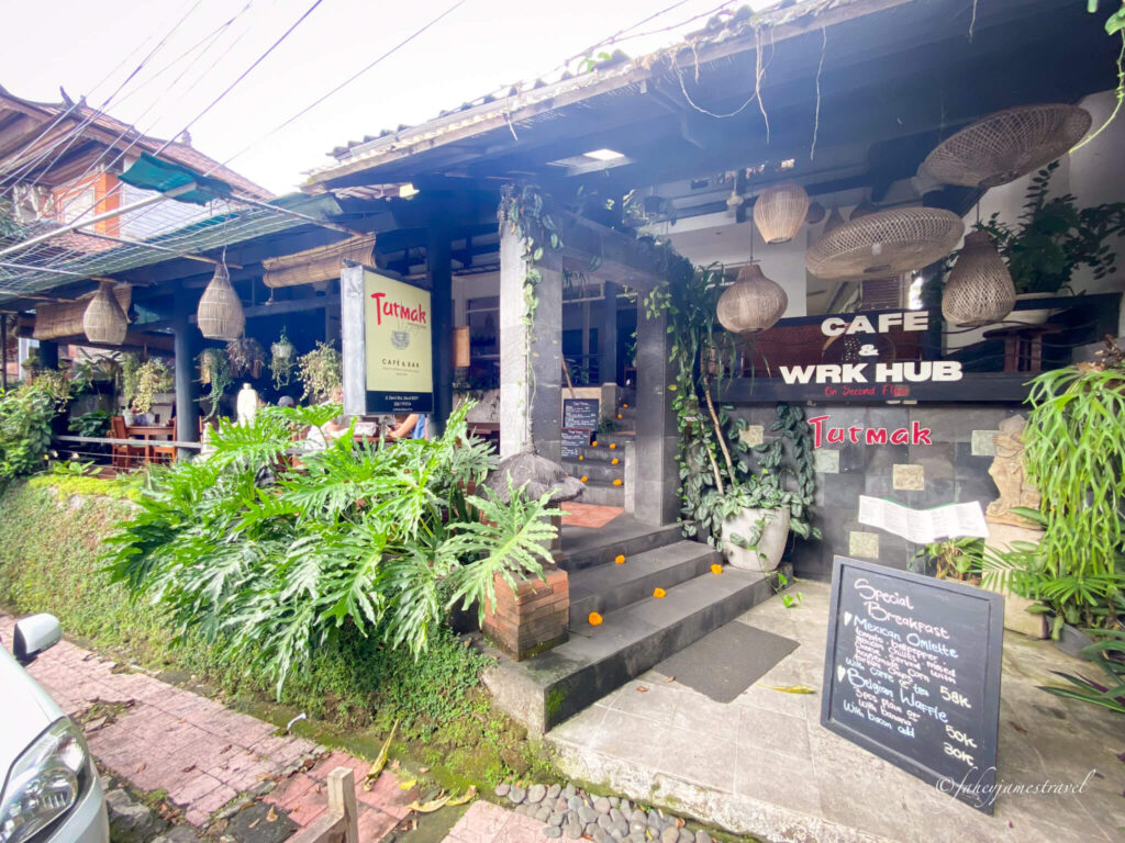 tutmak cafe is a good place to get some coffee and work done in ubud 