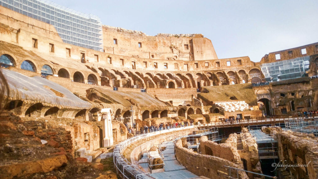 another shot from inside the colosseum. 