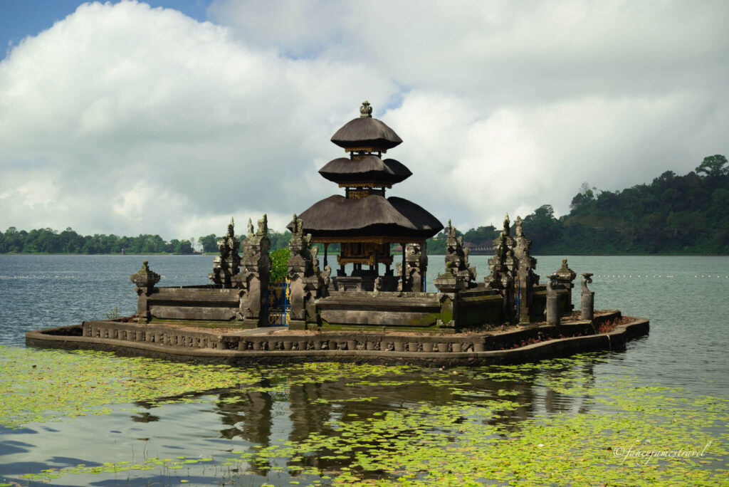 Ulun Danu Beratan Temple is close to leke leke waterfall