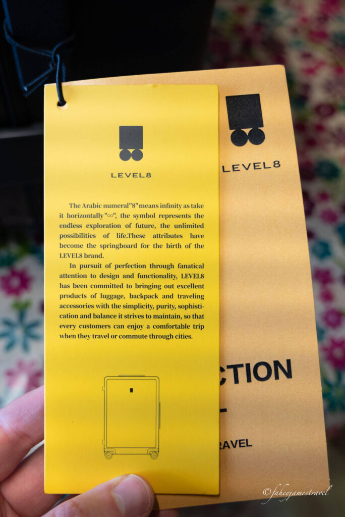 information leaflet shows level8 company history and instructions