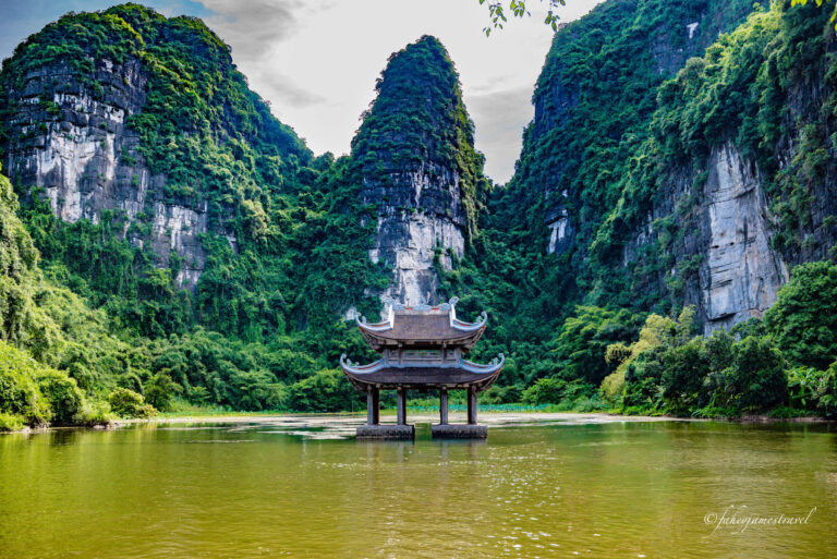 trang an complex is pictured in my 2 week vietnam itinerary