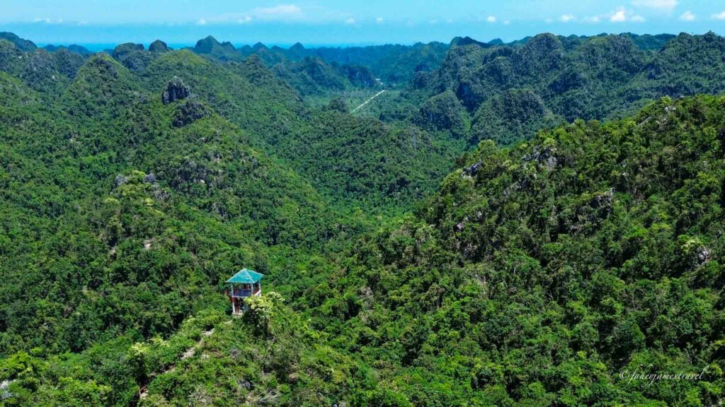 trekking point close to cat ba national park