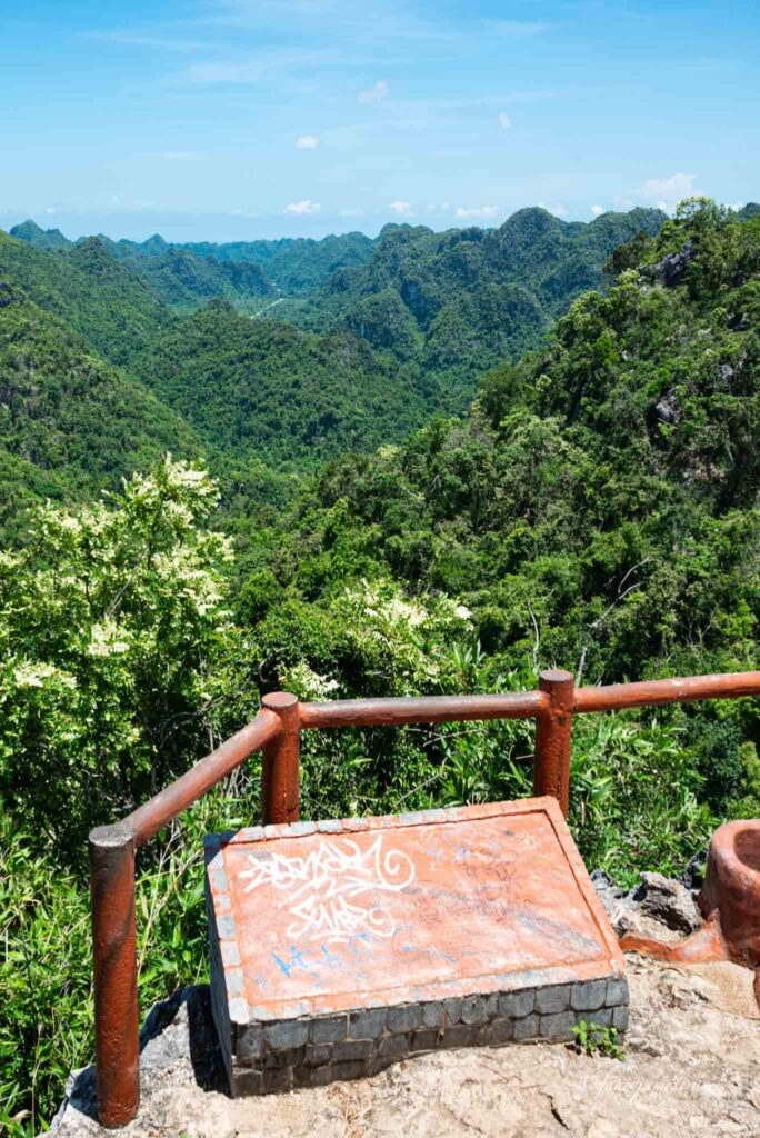 the views inside cat ba national park