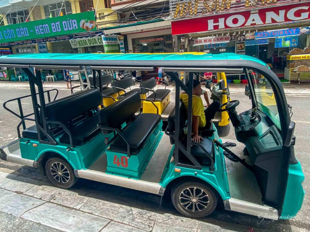electric buggys are picture on cat ba