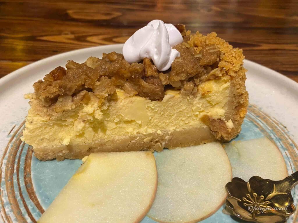 cheesecake is pictured at the healing kitchen