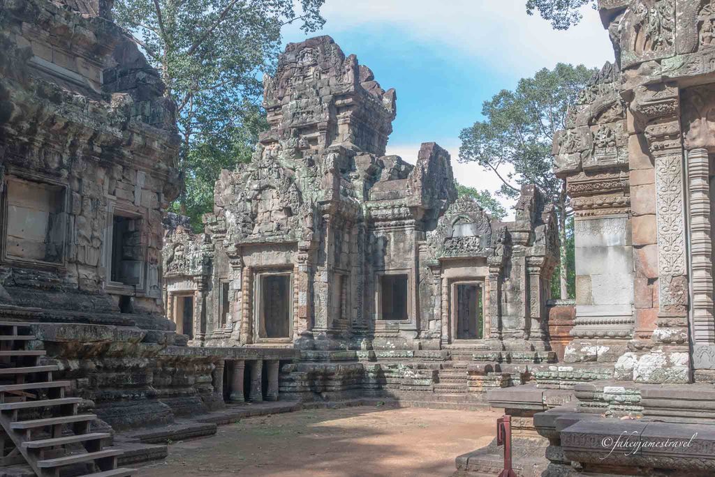 tomb raider temple is pictured in angkor wat